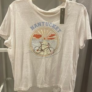 NWT Nantucket cropped J Crew tee